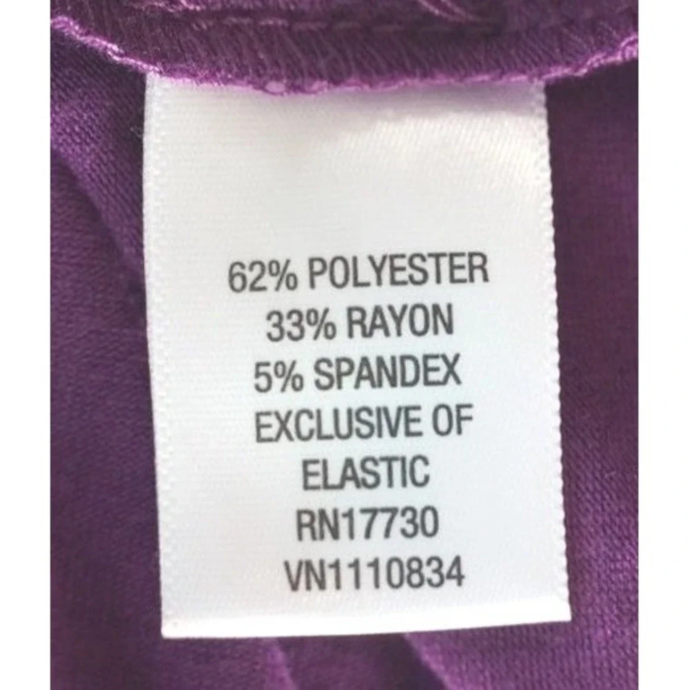 No Boundaries Strapless Jumpsuit Women XS Purple Smocked Waist Wide Leg‎